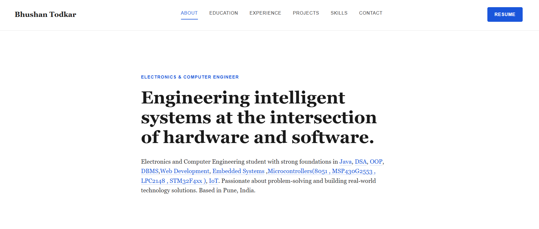 Portfolio Website